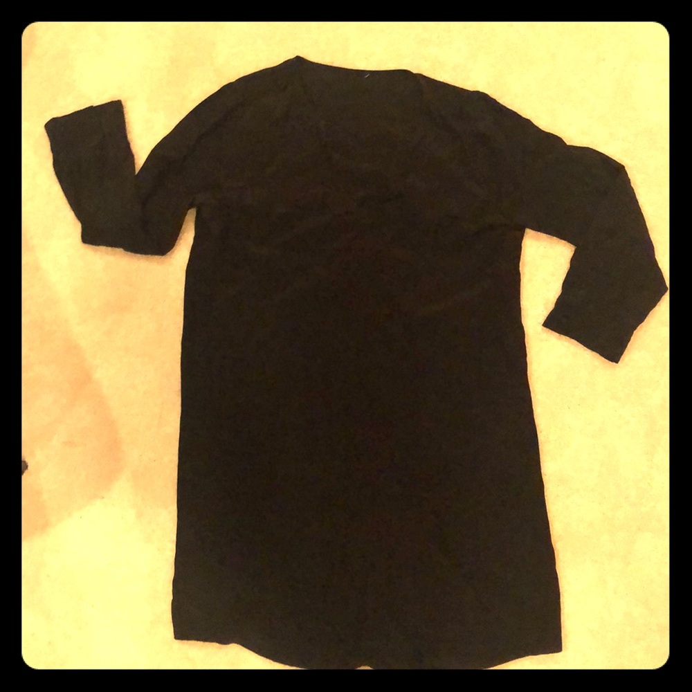 Joie V Neck Black Dress